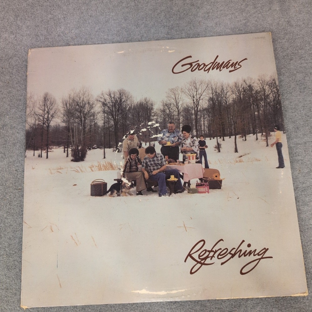 The Happy Goodman Family Refreshing Vinyl LP Canaan Records CAS-9828 Gospel 1978